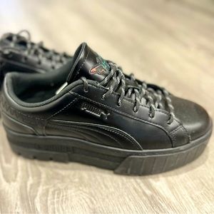 PUMA Women's Platform Sneakers, Black